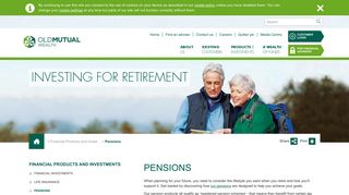Pension | Old Mutual Wealth