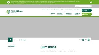 Unit trust - Old Mutual Wealth