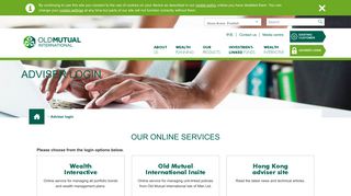Adviser login | Old Mutual International