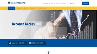 Account Log Ins - Old National Bank