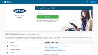 Old Navy Card: Login, Bill Pay, Customer Service and Care Sign-In