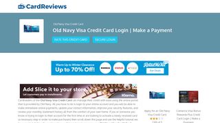 Old Navy Visa Credit Card Login | Make a Payment - Card Reviews