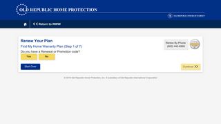 Old Republic Home Protection - Home Warranty Service