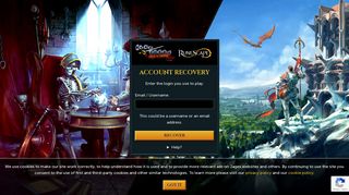 Account Recovery - RuneScape | Old School RuneScape