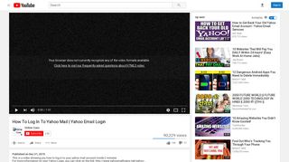 How To Log In To Yahoo Mail | Yahoo Email Login - YouTube