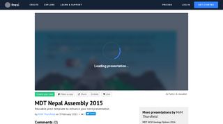 MDT Nepal Assembly 2015 by MrM Thursfield on Prezi