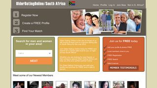 Older Dating Online | Online dating for the over 40s in South Africa