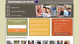 Older Dating Online | Online dating for the over 40s in Australia