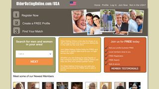 Older Dating Online | Online dating for the over 40s in the USA