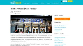 Old Navy Credit Card Review - Credit Sesame