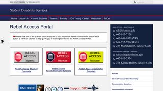 Student Disability Services | Rebel Access Portal - Student Disability ...