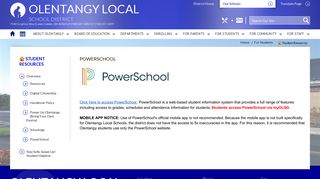 Student Resources / PowerSchool - Olentangy Local School District