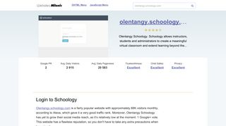 Olentangy.schoology.com website. Login to Schoology.