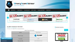 Is Olimp Finance A Scam ? Is It Regulated ? Read This Honest Review !