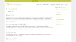 Fertility Treatment Canada: Patient Portal ... - Olive Fertility Centre