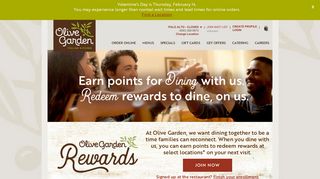 Olive Garden Rewards - Membership Program