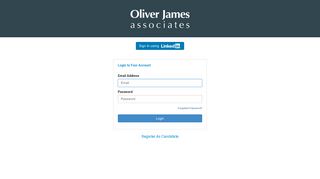 Login to your Account - Oliver James