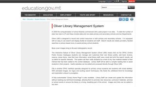 Oliver Library Management System
