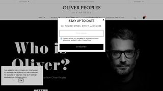 Welcome to Oliver Peoples USA