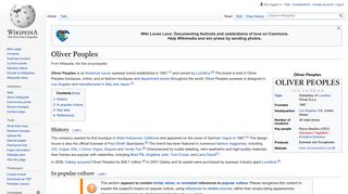 Oliver Peoples - Wikipedia