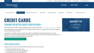 Personal Credit Cards > Renasant Bank
