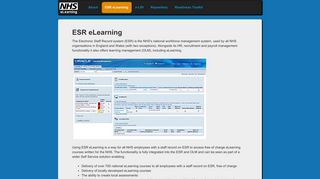 ESR eLearning - NHS eLearning
