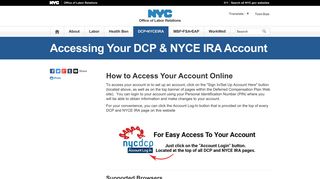 dcp-account-access - NYC.gov