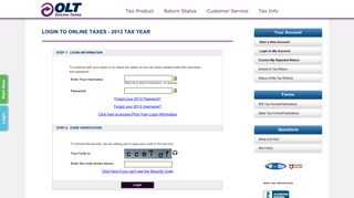 Login to Your Account - OLT.com