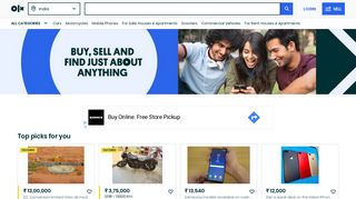 OLX - Buy and Sell for free anywhere in India with OLX online classifieds