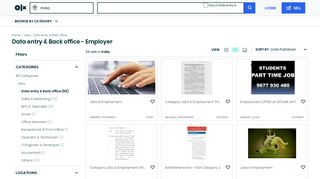 Employer - Data entry & Back office - OLX.in