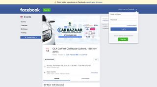 OLX CarFirst CarBazaar (Lahore, 18th Nov 2018) - Facebook