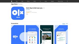 OLX: Buy & Sell near you on the App Store - iTunes - Apple