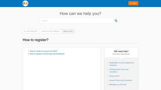 How to register? – Help Center OLX