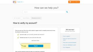 How to verify my account? – OLX Lebanon