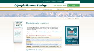 Checking - Olympia Federal Savings (Olympia, WA)