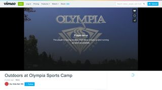 Outdoors at Olympia Sports Camp on Vimeo