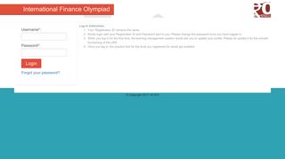 LMS: Fincance Olympiad - International Finance Olympiad