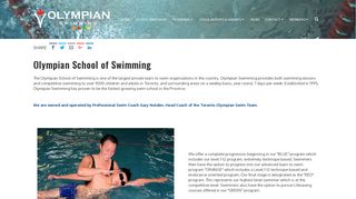 Olympian Swimming