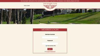 Login - The Olympic Club