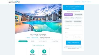 Olympus Fenwick - Apartments for rent