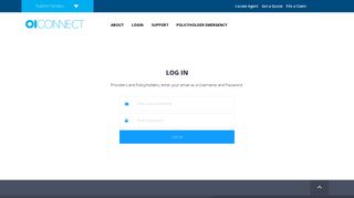 Login - OIConnect - Olympus Insurance