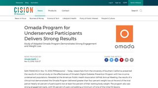 Omada Program for Underserved Participants Delivers Strong Results