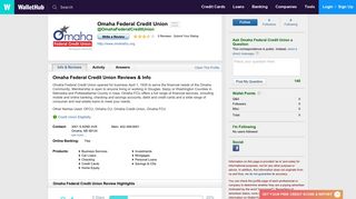 Omaha Federal Credit Union Reviews - WalletHub