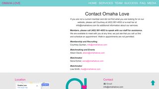 Contact Omaha Love