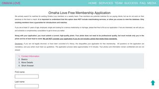 Free Membership - Omaha Love