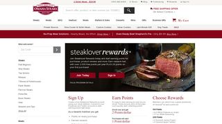 Steaklover Rewards - Omaha Steaks