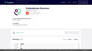 Ombudsman Services Reviews | Read Customer Service Reviews of ...