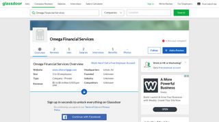 Working at Omega Financial Services | Glassdoor