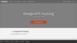 Omega GPS Tracking Cleveland OH, 44102 – Manta.com