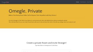 Private Omegle Webcam - Free Anonymous Video Call to Anyone with ...